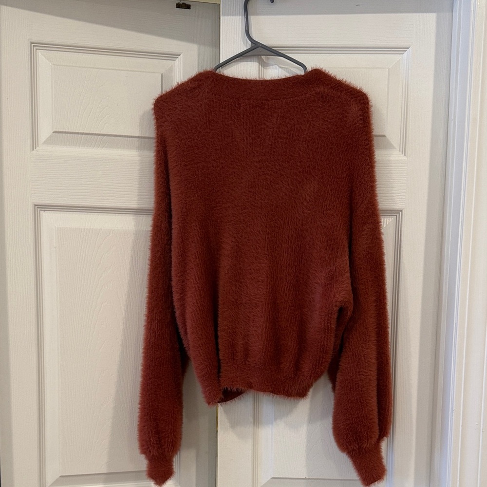 Rylee + Cru Rust Cardigan - Picture 4 of 4